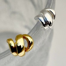 Ohrringe spiral ear cuff 925 - spiral,