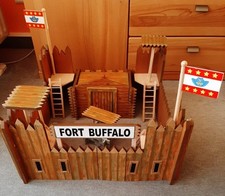 Western Cowboy  Holzfort "Fort Buffalo" (handgemacht)