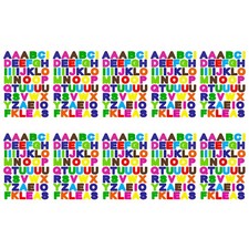 480x Buchstaben Sticker