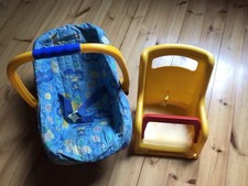 Teddy on tour - Fahrradsitz