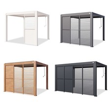 Lamellenwand für Pergola