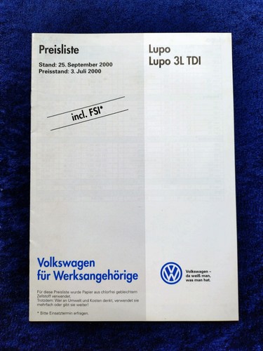 Lupo und - vw,