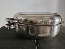 Rösle Bräter aus der Serie ELEGANCE, LxBxH: 30x18x18. Der Deckel ist auch Pfanne