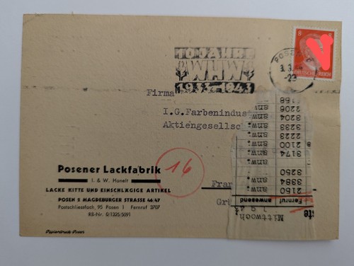 Deutsches reich firmenbrief - reich,