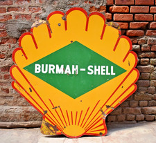 Vintage Burmah Shell Emaille