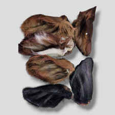 PREMIUM Getrocknete Rinderohren mit fell XXL Kauartikel Hundesnack Hundefutter