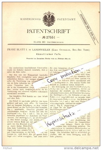 Original patent franz blatt - patent,