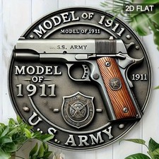 Blechschild rund Colt Modell