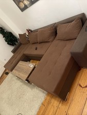Ecksofa mit Schlaffunktion Fondi II Bettkasten Wohnlandschaft U-Form XXL