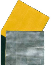 7 x Walzblei 11,0 x11,0 cm x