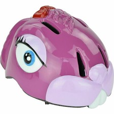 Kinder Helm 0-12 Jahre 49-55cm verstellbar Tier Hase Pink Fahrradhelm TÜV