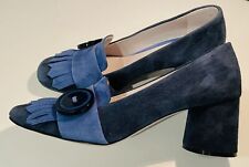 PUMPS KONSTANTIN STARKE BLAU 36,5 SUEDE NEU COLLEGE OFFICE ....