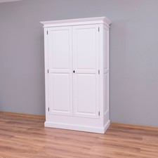 Kleiderschrank Schlafzimmerschrank Schrank Landhaus weiß