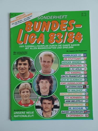 Seltenes sonderheft bundesliga - sonderheft,
