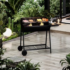 Grillwagen holzkohle ofen - holzkohle,