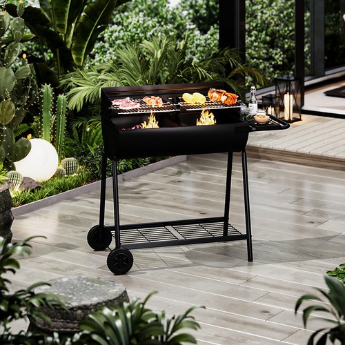 Grillwagen holzkohle ofen - grillwagen,