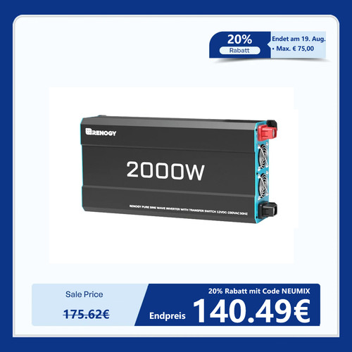 Renogy 12v 2000w - 12v, 2000w/4000w