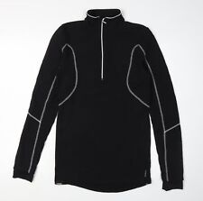 Oxylane sportliches Sweatshirt Herren schwarz XS