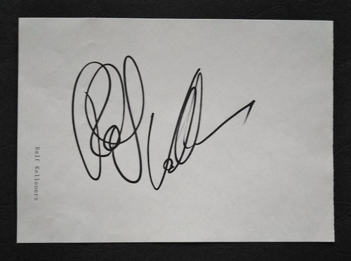 B1075 ralf kelleners - kelleners, autogramm