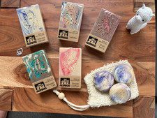 handgesiedete Seife mit Alpaka