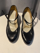 Step Absatzschuh Leder schwarz ca. Gr 37,5/38  mit „Pauls“ Platten gebraucht