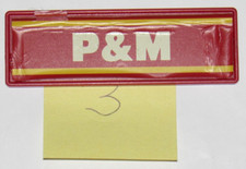 playmobil© Schild P & M 3