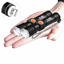 2x Starke USB LED Taschenlampe