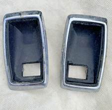 2x Ford Capri MK1 Chrom Metall Türöffner Griffmulde ca. 1968-1973 mit Plastik