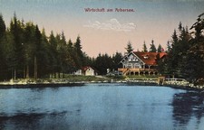 AK Arbersee Wirtschaft 1920er