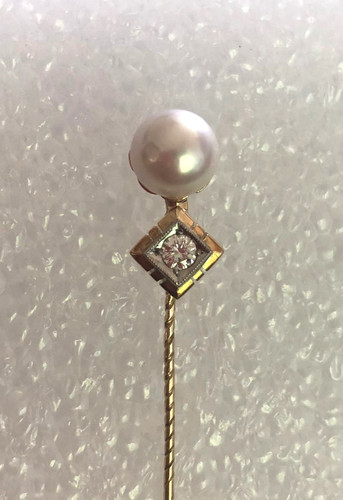 Antike krawattennadel 585 gold - antike,