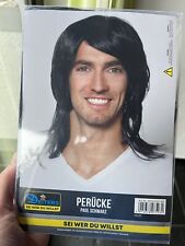 Perücke Herren Fasching Schwarz