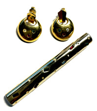 80erJ Modeschmuck Set Brosche