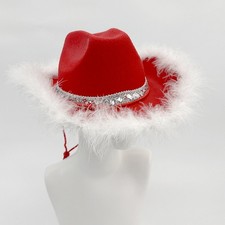 Roter Cowgirlhut, trendiger