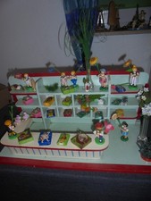 Kaufladen antik klein mit Blumenkindern Erzgebirge Otto Mertens etc.