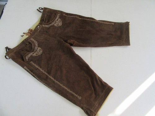 Halblange almsach lederhose - almsach,