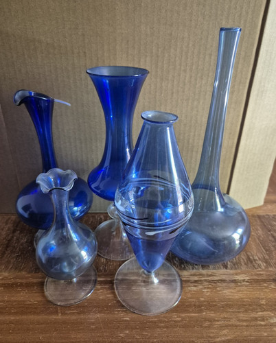 5tlg vintage vasen - ​5tlg.,