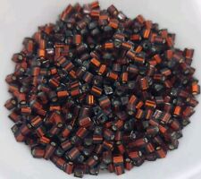 20 gr Miyuki 4mm Square Würfel Beads Dark Topaz Silver Lined Glasperlen Qualität