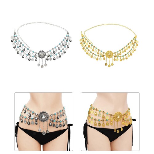 Boho bauchtanzkette tribal - boho,