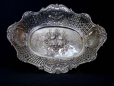 SILBERSCHALE + BLÜTENBOUQUETS