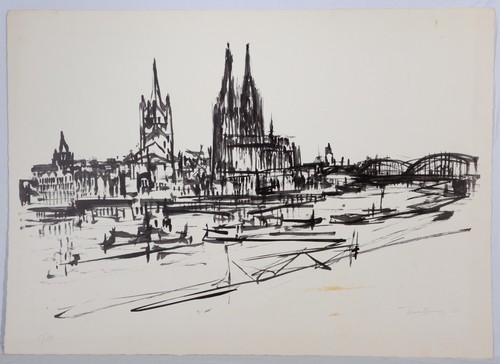 Franz ruffing lithographie - franz,