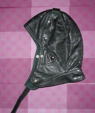 Alte Kopfhaube, Lederhaube