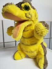 Steiff Stofftier Vintage Drache Nr. 5430/50 mit Fahne und Knopf