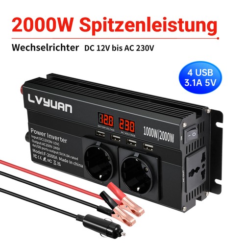 1000w 2000w wechselrichter - 1000w,