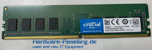 Crucial 8gb ddr4 2400 ram - 8gb, ddr4-2400