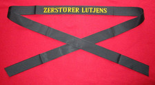 Mützenband,ZERSTÖRER LÜTJENS,Captally,Deutsche Marine,Uniform,Flotte,Kiel