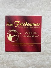 Kneipe "Zum Friedenauer" Berlin - Bierdeckel 