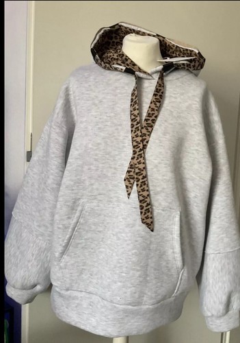 Pullover grau leo - grau, kapuze