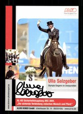 Ulla Salzgeber Autogrammkarte Original Signiert Reiten + A 244837