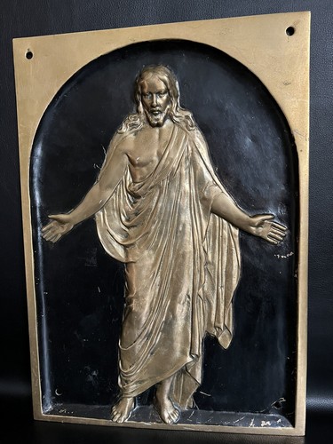 Großes bronze relief bild - großes,