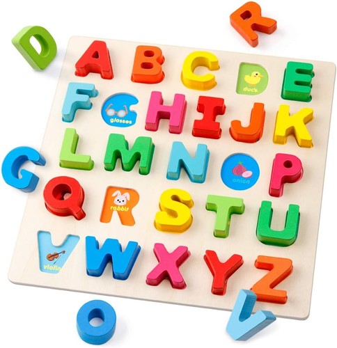 Holz alphabet puzzle abc - holz,